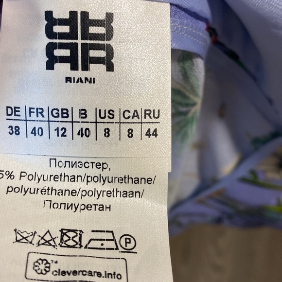 Riani | Purple Floral Blazer Size 8 (NWOT) - Picture 5 of 6